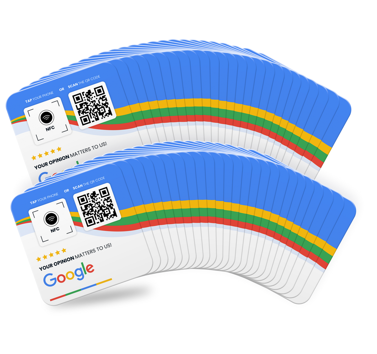 50 Pack White Label Reviewly Plates