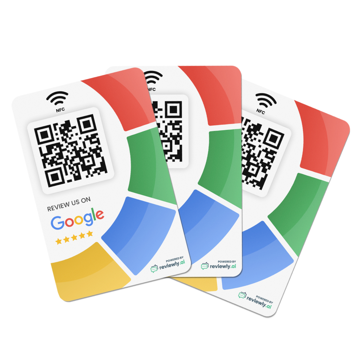 3 Pack Reviewly Smart Cards