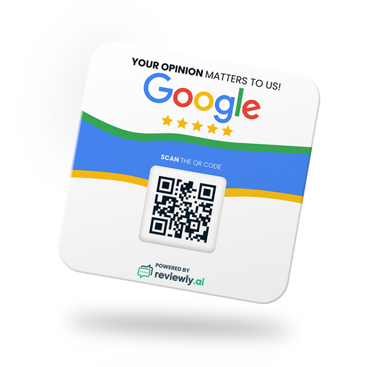 Reviewly QR Only Plate